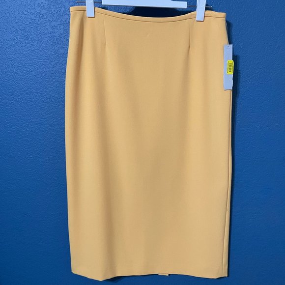 NEW with TAGS Yellow Preston & York Skirt - Picture 1 of 7